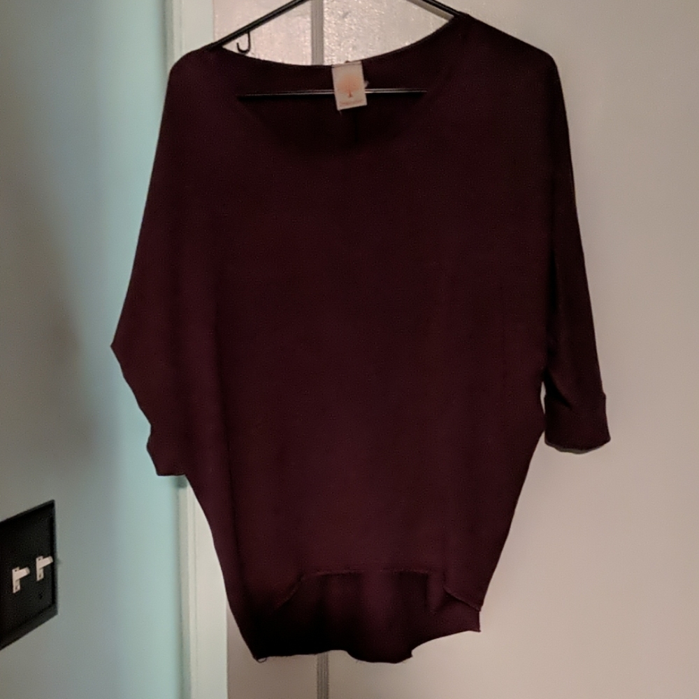 Eggplant Super Soft Dolman